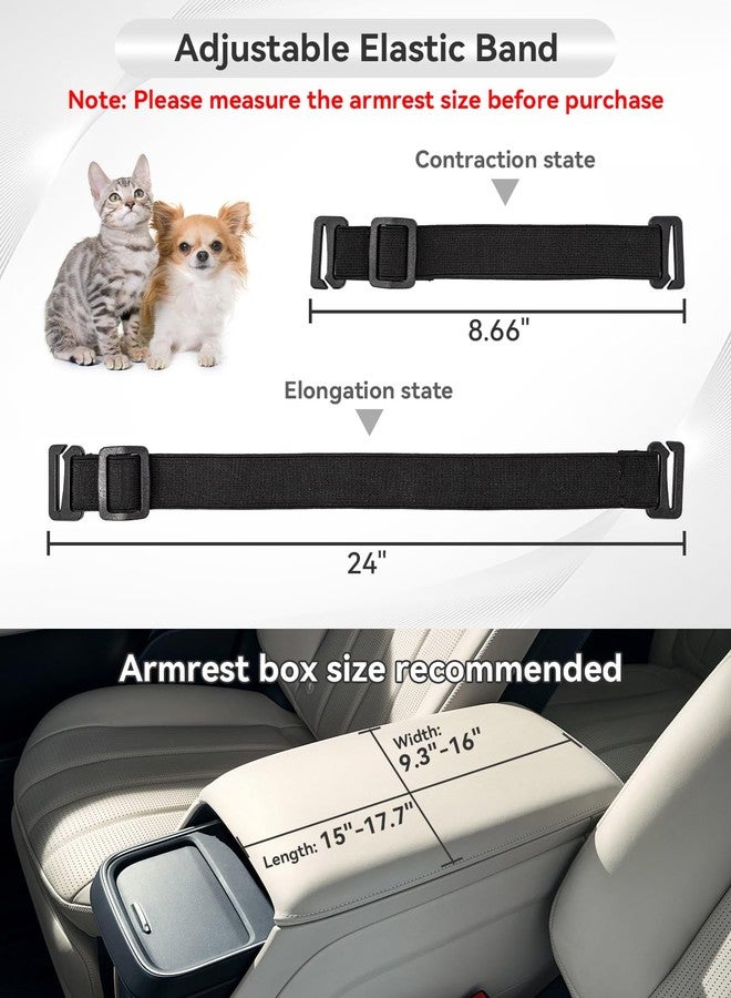 بتس فيت مقعد سيارة للكلاب من PETSFIT مع خطافات حماية آمنة، مقعد سيارة للحيوانات الأليفة مع أحزمة أمان مُحسّنة، وسادة قابلة للغسل، مقاعد سيارة للكلاب الصغيرة حتى وزن 8 أرطال (رمادي) - Image 5